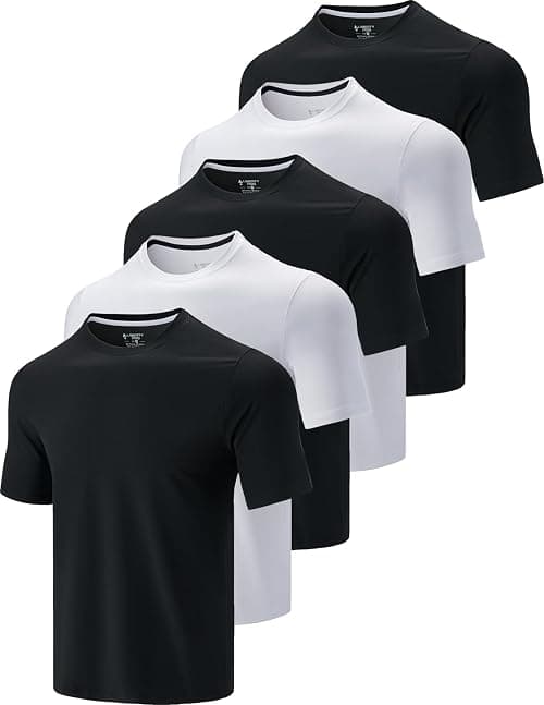 Liberty Imports Men's Athletic Crew Neck Short Sleeve T Shirts Undershirt on Amazon - Best Deal Finder