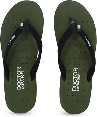 DOCTOR EXTRA SOFT House Slipper for Women's Ortho Care Dr Orthopaedic Super Comfort Fit Flat Cushion Flip Flop for Ladies D-19 on Amazon.ae - Price Tracker
