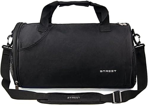 SYCNB Large Sports Gym Bag for Men Women with Wet Pocket & Shoes Compartment,Travel Duffel Bag, Black（Wet pocket and Shoe compartment）, Large on Amazon.ae - Price Tracker