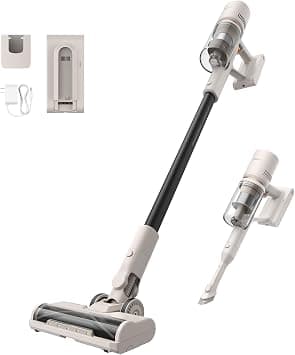 Dreame U10 Cordless Vacuum Cleaner, 19000Pa(100Aw) Powerful Suction, 5 Layer 99.9% Filtration, 180° Rotating Brush Head with LED Light for Hard Floors, Rugs & Pet Hair with 2 Year Warranty - متتبع أسعار Amazon.sa
