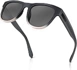 Polarized Sunglasses, UV380, Classic Retro Matte, Square - Best Deal Finder