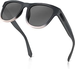 Polarized Sunglasses, UV380, Classic Retro Matte, Square - Best Deal Finder