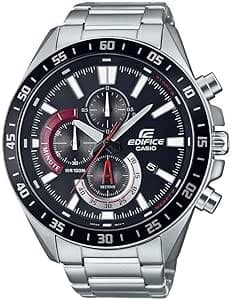 Casio Edifice Men's Watch - EFV-620D-1A4VUDF Black Dial, Silver Band on Amazon.ae - Price Tracker