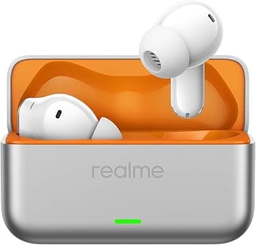 realme Buds T500 Pro TWS Earbuds with 12.4mm Dynamic Drivers, Up to 50dB ANC, 3D Spatial Audio, 56H Playtime, AI ENC, IP55 Rating & 45ms Low Latency Bluetooth 6.1 (Orange Mint) on Amazon.ae - Price Tracker