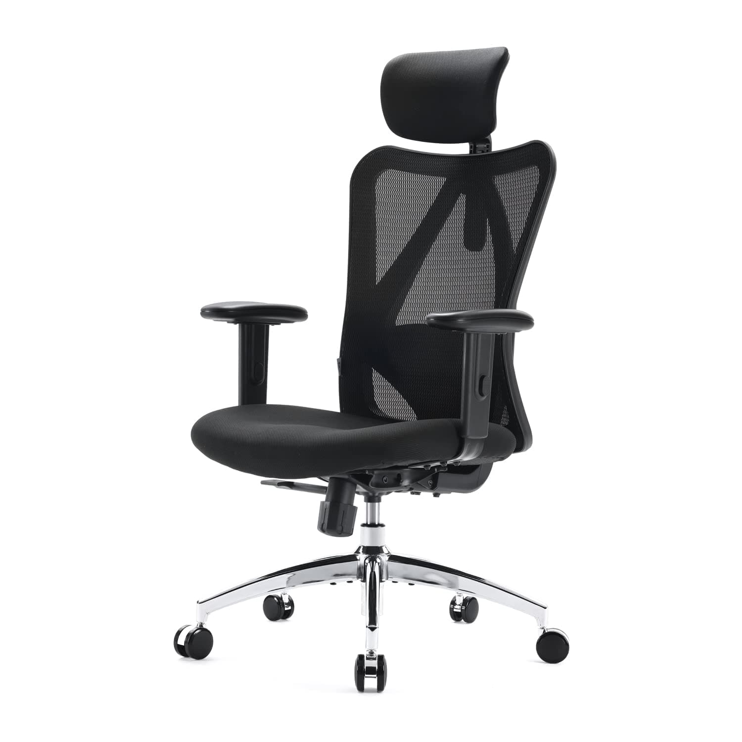 SIHOO M18 Ergonomic Desk Chair, Swivel Chair With Adjustable Lumbar Support, Headrest And Armrest, Height Adjustment and Rocker Function, Back-Friendly Office Chair, Load Capacity: up to 150 kg on Amazon.ae - Price Tracker