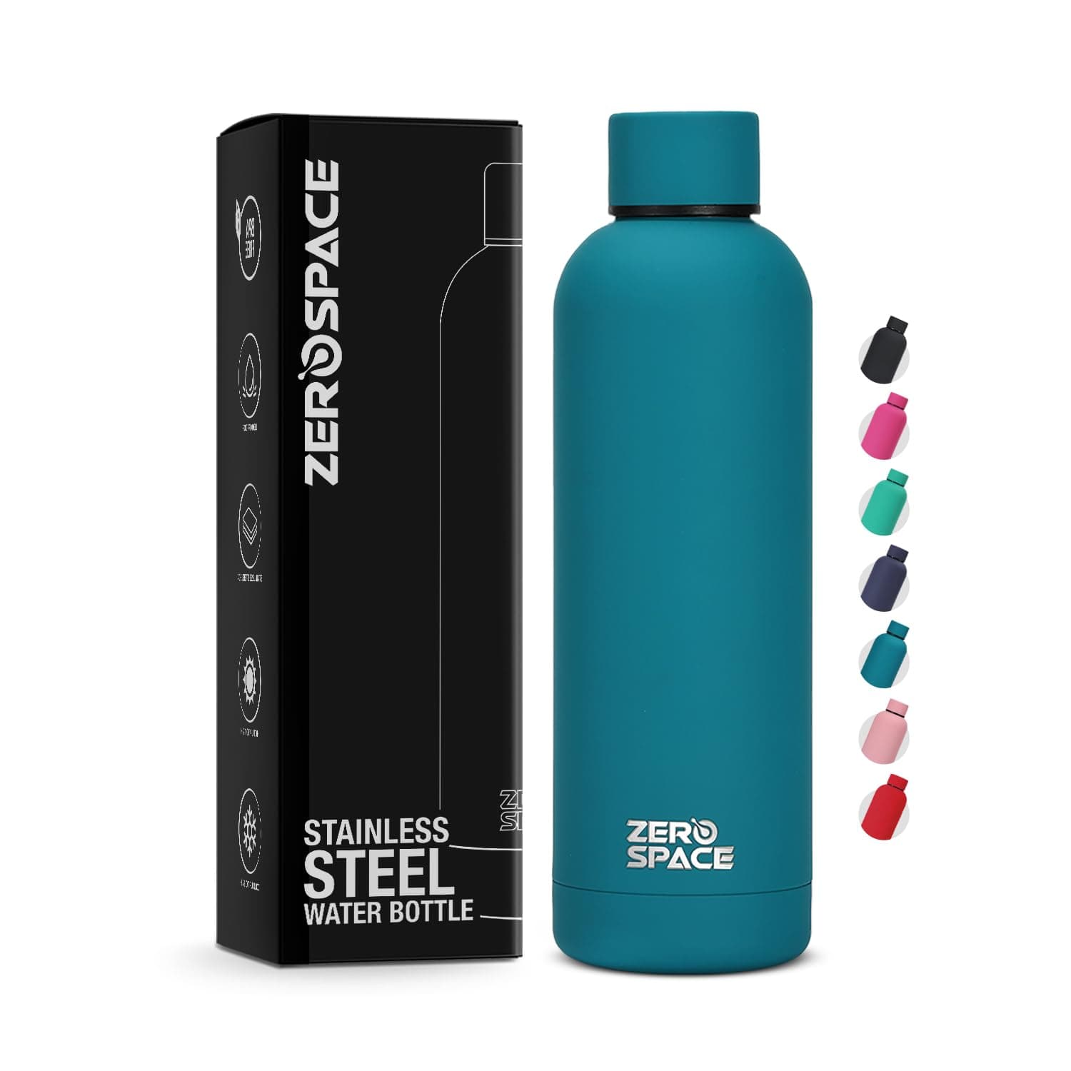 ZeroSpace Stainless Steel Water Bottle, 750ml Insulated Water Bottle for Kids School, Double Wall Water Thermos Flask for Hot & Cold Drinks, Sports Hot Water Bottle (Ocean Blue) on Amazon.ae - Price Tracker