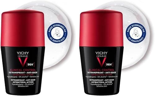 Vichy 96 Hour Clinical Control Deodorant for Men 50ml (Pack of 2) on Amazon - Best Deal Finder