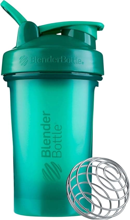 BlenderBottle Classic V2 Shaker Bottle Perfect for Protein Shakes and Pre Workout, 20-Ounce, Emerald Green on Amazon - Best Deal Finder