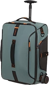 Samsonite Paradiver Light - Travel Bag/Backpack with 2 Wheels, S, 55 cm, 51 L, Green (Forest), Forest, Travel Bag/Backpack with 2 wheels (55 cm - 51 L), travel bags on Amazon.ae - Price Tracker