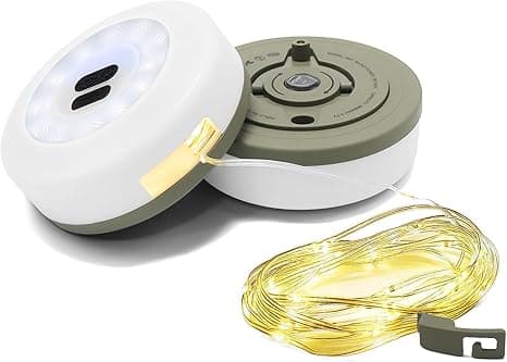 Camping String Lights, 12 Modes 32.8Ft Hanging Light 30S Quick Roll Up Lights Portable Rechargeable Flashlight Waterproof Lantern For Camping, Party Festival Decor on Amazon.ae - Price Tracker