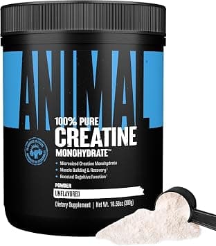 Animal Creatine Monohydrate Unflavored Powder 300 g on Amazon.ae - Price Tracker