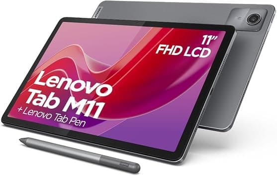 Lenovo Tab M11 Tablet | 10.95 Inch WUXGA Touch Display | MediaTek G88 | 4GB RAM | 128GB eMMC 5.1 | Android 14 | Grey | Includes Pen on Amazon.ae - Price Tracker