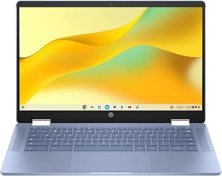 HP Chromebook x360 14 inch FHD IPS Touch 2-in-1 Laptop, Intel Processor N100, 4GB RAM, 64GB eMMC, Chrome OS, Sky Blue, 14b-cd0130wm on Amazon.ae - Price Tracker