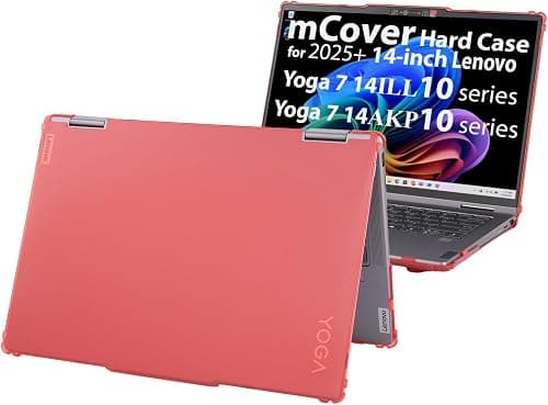 mCover case ONLY Compatible for 2025~2026 14-inch Lenovo Yoga 7 2-in-1 14ILL10 | 14AKP10 Series Windows Notebook Computers (NOT Fitting Any Other Models) (Red) on Amazon.ae - Price Tracker