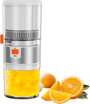 Porodo Lifestyle Portable Slow Juicer 45W, Specialized Design, Rechargeable & Portable, BPA Free, 160mL Juicing Cup, 500mL Drinking Cup, Lightweight and Compact - White/Orange on Amazon.ae - Price Tracker