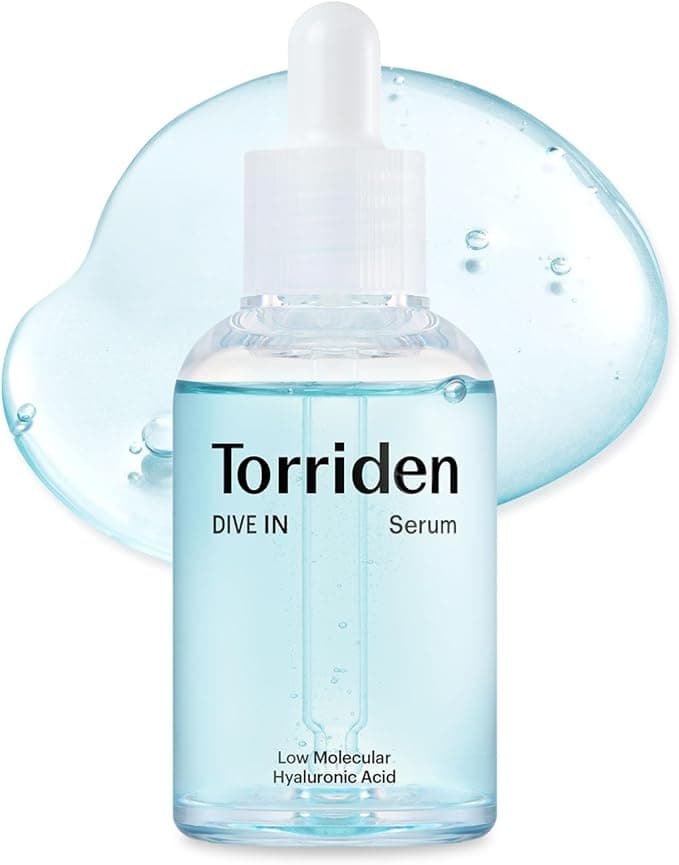 Torriden DIVE-IN Low-Molecular Hyaluronic Acid Serum, 1.69 fl oz | Fragrance-free Face Serum for Dry, Dehydrated, Oily Skin | Vegan, Clean, Cruelty-Free Korean Skin Care on Amazon.ae - Price Tracker