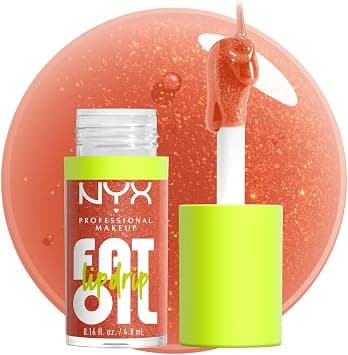 NYX PROFESSIONAL MAKEUP Fat Oil Lip Drip, Moisturizing, Shiny, Vegan Tinted Lip Gloss, Non-Sticky Finish, 12H Hydration, Squalane, Raspberry and Cloudberry Oils - FOLLOW BACK - Best Deal Finder
