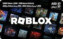 Roblox Digital Gift Code for 800 + Extra 200 bonus Robux [Redeem Worldwide - Includes Exclusive Virtual Item] [Online Game Code] - Amazon.ae Price Tracker