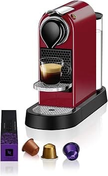 Nespresso CitiZ Coffee Machine by Nespresso - Cherry Red Design, Sleek Automatic Brewing, UAE Version على Amazon.ae - متتبع الأسعار