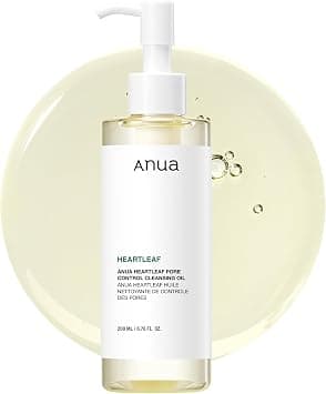 ANUA Heartleaf Pore Control Cleansing Oil, Oil Cleanser for Face, Makeup Blackhead Remover, Double Cleansing, Facial Cleanser, Mild Ingredients, Korean Skin Care 6.76 fl oz(200ml) on Amazon.ae - Price Tracker