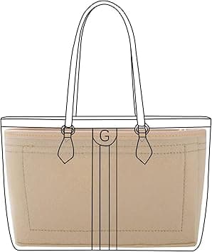 Lckaey tote bag organizer Insert for gucci ophidia Purse women large tote bag insert Y070Khaki-M pull on Amazon.ae - Price Tracker