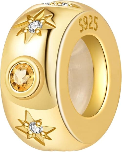 Star & Moon Spacer Charm, Charm for Bracelet, Compatible with Pandora Bracelet Neckalce on Amazon.ae - Price Tracker