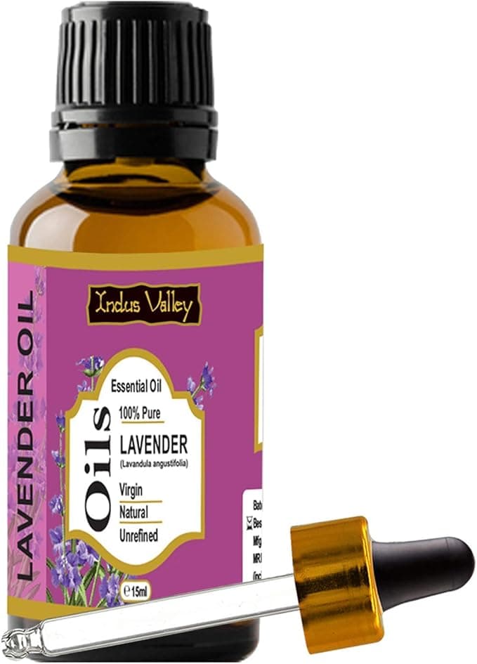 Indus Valley 100% Pure Natural Halal Certified Lavender Essential oil Hair care Skin Face Care Aromatherapy Oil,15ML on Amazon.ae - Price Tracker