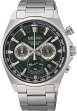 Seiko Herren-Uhr Quarz Edelstahl mit Textilband SSB403P1 - Best Deal Finder