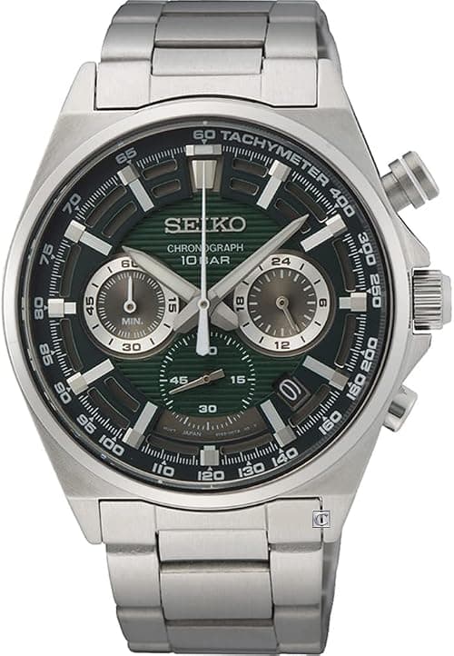 Seiko Herren-Uhr Quarz Edelstahl mit Textilband SSB403P1 on Amazon.ae - Price Tracker