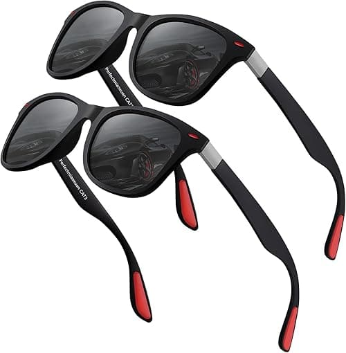 Polarized Sun Glas For Men Women Sunglasses Fishing Cycling Driving Hiking Ultralight Retro Ravel Night Vision Glasses UV Protection on Amazon.ae - Price Tracker