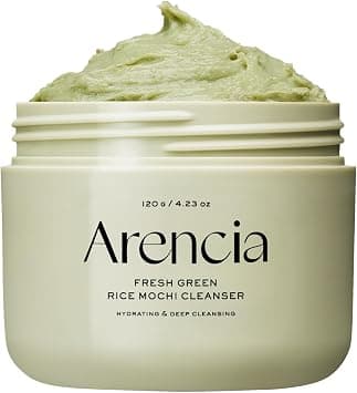 Arencia Korean Rice Mochi Face Cleanser 120g - Foaming Cleanser, Gentle Scrub All in One - Deep Cleansing, Moisturizing, Pore Minimizing, Removing Blackhead on Amazon.ae - Price Tracker