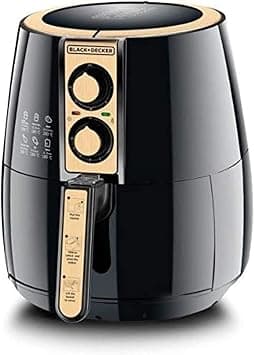 Black+Decker 4 Liter Air Fryer 1.2 Kg Performance Range Aero Fry - Af300-B5, Black And Gold"Min 1 year manufacturer warranty" - Amazon.ae Price Tracker
