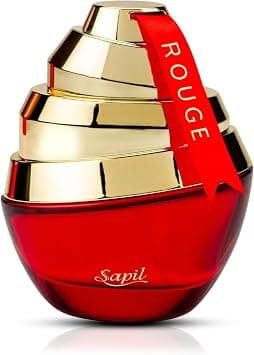 Sapil Rouge Eau De Parfum 100ml, Affordable Luxury Perfume, Elegant Fragrance with Saffron and Jasmine Top Notes, Bold Blend Perfumes for Women على Amazon.ae - متتبع الأسعار