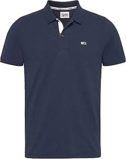 Tommy Jeans Men Tjm Slim Placket Polo Dm0dm15370 Polos (pack of 1) - Best Deal Finder