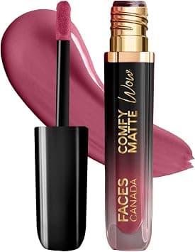 FACESCANADA Comfy Matte Wow Liquid Lipstick Pink Petal 09 3.8ml | One Swipe Application | Highly Pigmented | Comfortable Wear | Glides Smoothly | Long Lasting | Transferproof - Best Deal Finder