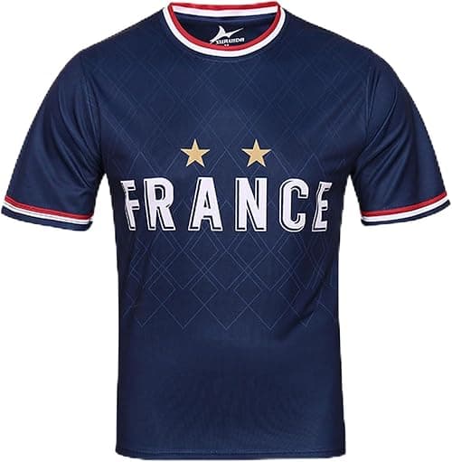 France Football Shirts For Women Men Youth Quick Dry Breathable Football Jersey Short Sleeve Stretch Summer Tees In Polyester For Football Fans S-XXL on Amazon.ae - Price Tracker