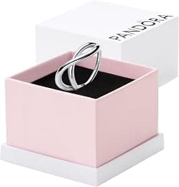 Pandora Essence Sterling Silver and 14k Gold Plated Intertwined Rings - Best Deal Finder