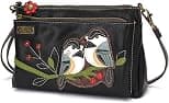 CHALA RFID Protected Vegan Leather Deluxe Crossbody Bag with Adjustable Straps - Best Deal Finder
