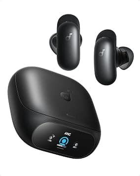 soundcore Liberty 5 Pro by Anker, Guinness World Records-Certified Call Quality, ANKER Thus™ AI Chip, Active Noise Cancelling Wireless Earbuds, Crystal-Clear Calls for Noisy Environments | ANKER Thus™ AI Chip, Whisper-Clear Calls, Active Noise Cancelling, Hi-Res Wireless Earbuds, ANC On 6.5H/28H, Fast Charging على Amazon.ae - متتبع الأسعار