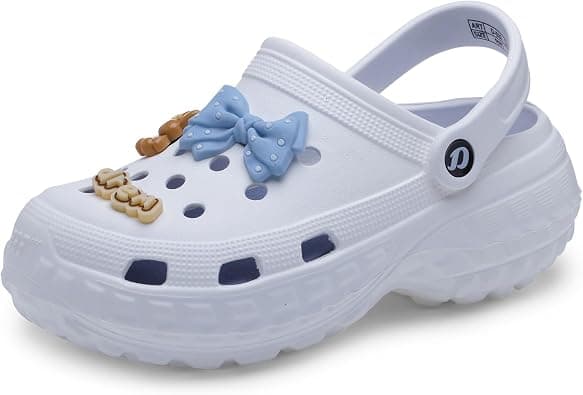 DOCTOR EXTRA SOFT Women's UltraSoft Charms Clogs/Sandals with Adjustable Back Strap for Adult| Comfortable & Light Weight | Stylish & Anti-Skid |Waterproof & Everyday Use Mules for Girls/Ladies D-522 على Amazon.ae - متتبع الأسعار