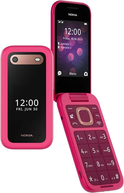 Nokia 2660 Flip Dual-SIM 128MB ROM + 48MB RAM (GSM Only | No CDMA) Factory Unlocked Android 4G/LTE Smartphone (Pop Pink) - International Version on Amazon.ae - Price Tracker