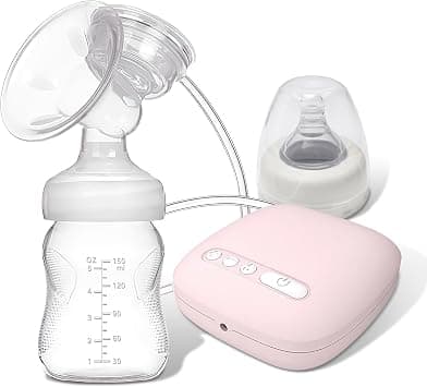 Mumoo Bear Electric Breast Pump, Portable Breast Feeding Pump Nursing Breast Massage With 2 Modes And 9 Suction Levels, Bpa Free Single Breast Milk Pump (Pink) on Amazon.ae - Price Tracker