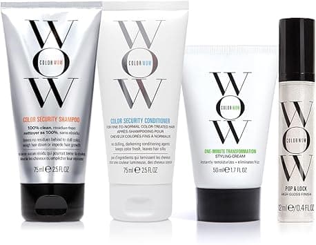 COLOR WOW Quick Frizz Fixes! Travel Kit Includes Shampoo, Conditioner, One Minute Transformation Styling Cream, Pop & Lock Frizz Control and Glossing Serum on Amazon.ae - Price Tracker