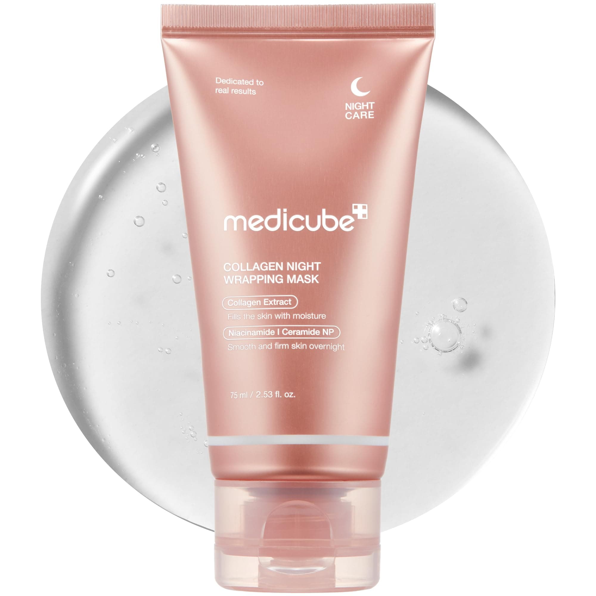 medicube Collagen Overnight Wrapping Peel Off Facial Mask Pack - Elasticity & Hydration Care, Reduces Sagging & Dullness - Hydrolyzed Collagen For Glowing Skin - Korean Skin Care, 2.53 fl.oz on Amazon.ae - Price Tracker