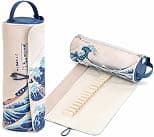 Kokonote Roll Up Pencil Case | 8 x 3 x 3 inches - 21 x 7.5 x 7.5 cm | Cosmetic Case | Large Pencil Case | Cute Stationery - Best Deal Finder