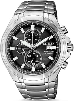 Citizen Men's Chronograph Eco-Drive Watch with a Titanium Band - دليلك لأفضل العروض