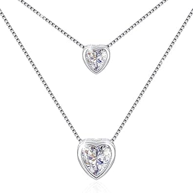 Swarovski Elements 925 Sterling Silver Pendant Necklace for girlfriend JRosee Jewelry JR109 - Best Deal Finder