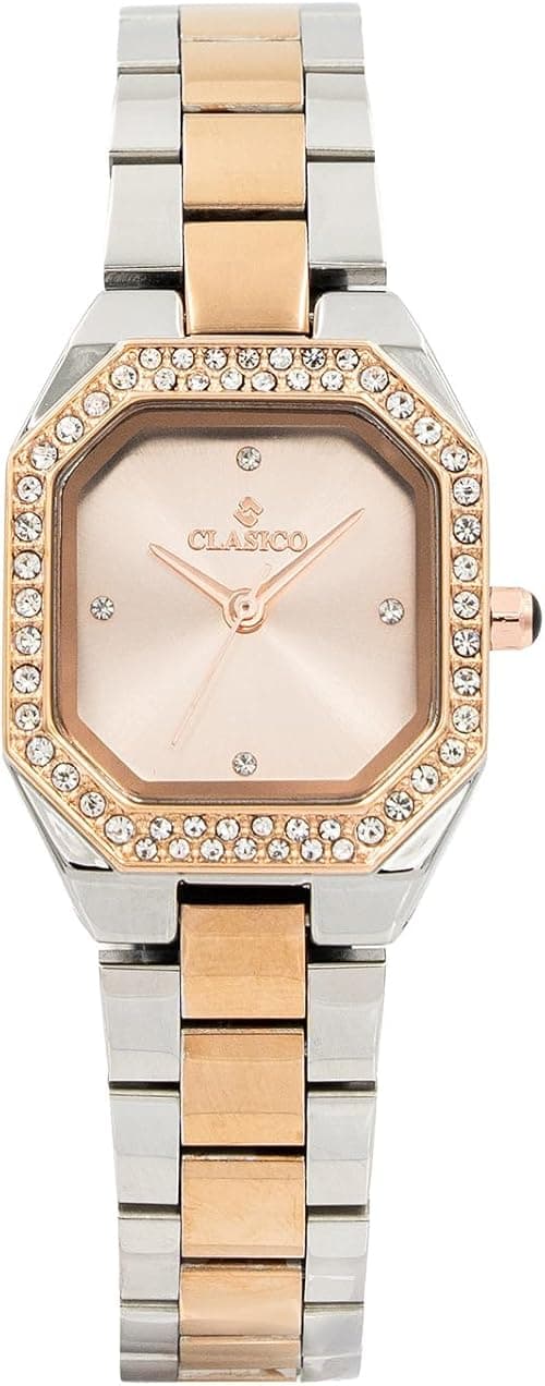 CLASICO Dazzle Women Premium Analog Watch 30mm - Crystal Studded Bezel على Amazon.ae - متتبع الأسعار