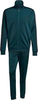 adidas Men's Sportswear Basic 3 Stripes Tricot Tracksuit TRACKSUIT - Best Deal Finder