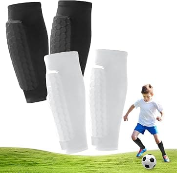 2 Pairs Kids Soccer Shin Guards, Protective Soccer Shin Pads with Honeycomb Cushion, Youth and Adult Soccer Gear for Boys and Girls, Lightweight Football Leg Guards for Training and Matches Size M on Amazon.ae - Price Tracker